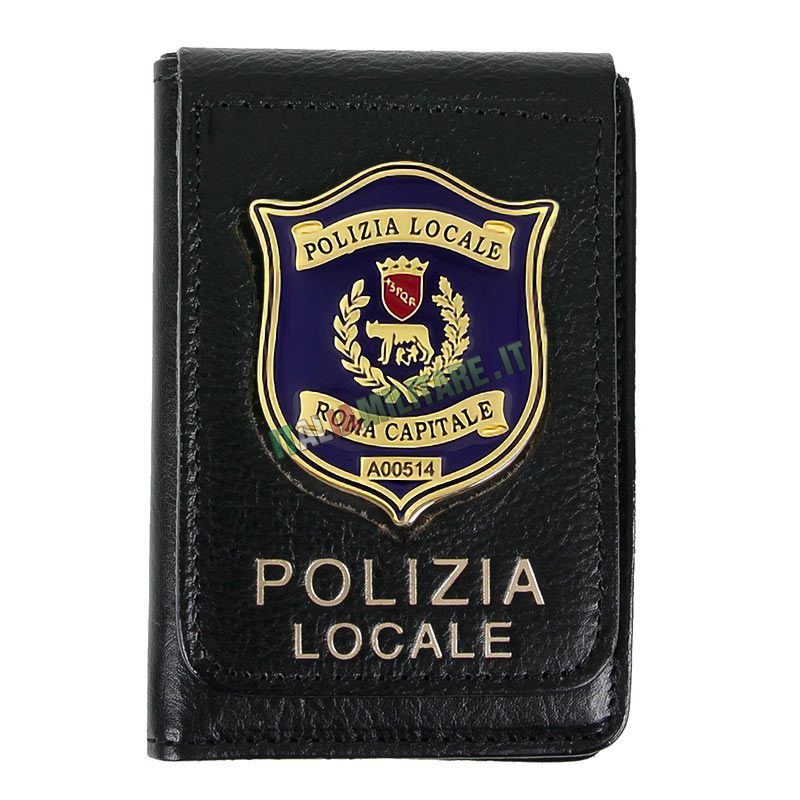 Portafoglio Porta Distintivo Polizia Locale Roma Capitale Ascot 600/600V