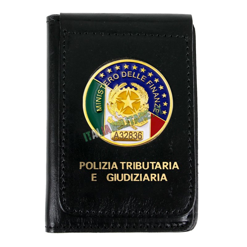 Portafoglio Porta Distintivo Polizia Tributaria e Giudiziaria Ascot 600/600V