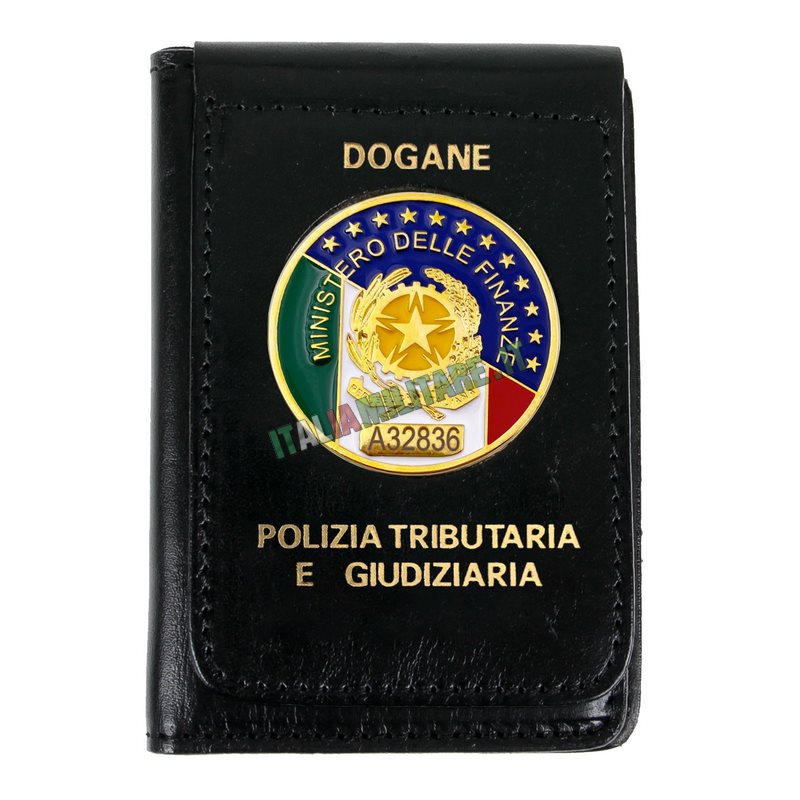 Portafoglio Porta Distintivo Polizia Tributaria e Giudiziaria - Dogane Ascot 600