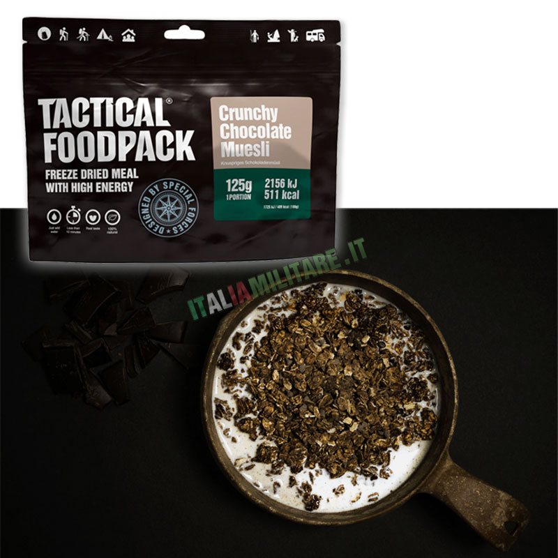 Razione Tactical Foodpack ® - Muesli Croccante con Cioccolato