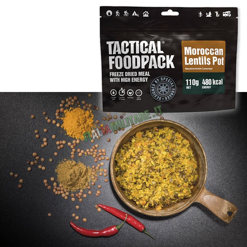 Razione Tactical Foodpack ® - Minestra di Riso con Lenticchie