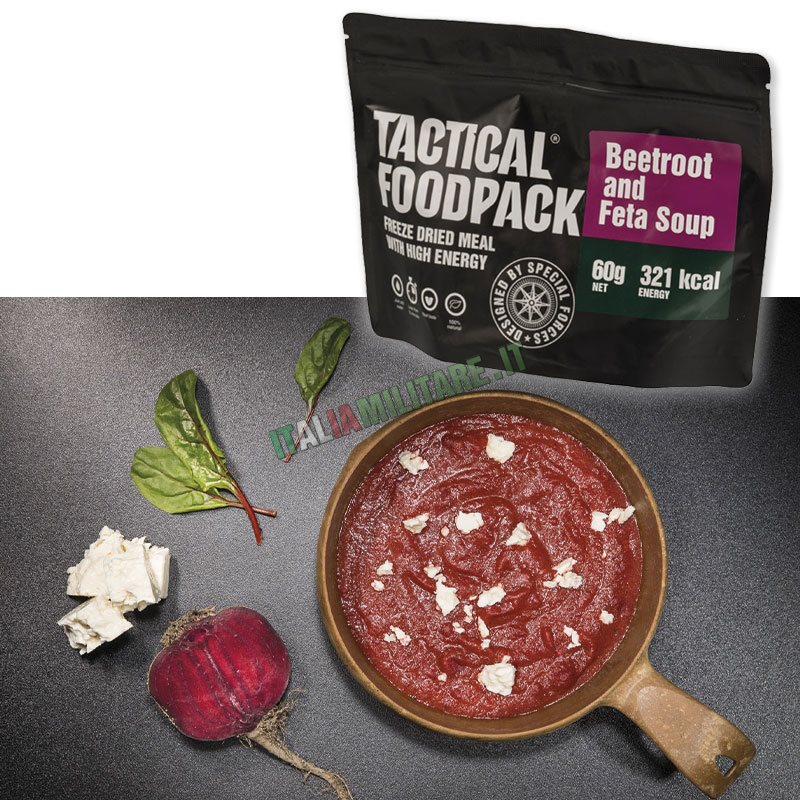 Razione Tactical Foodpack ® - Zuppa di Barbabietole con Feta
