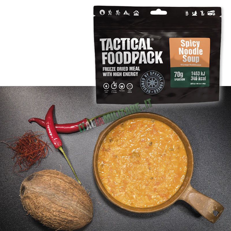 Razione Tactical Foodpack ® - Zuppa di Noodles Piccante