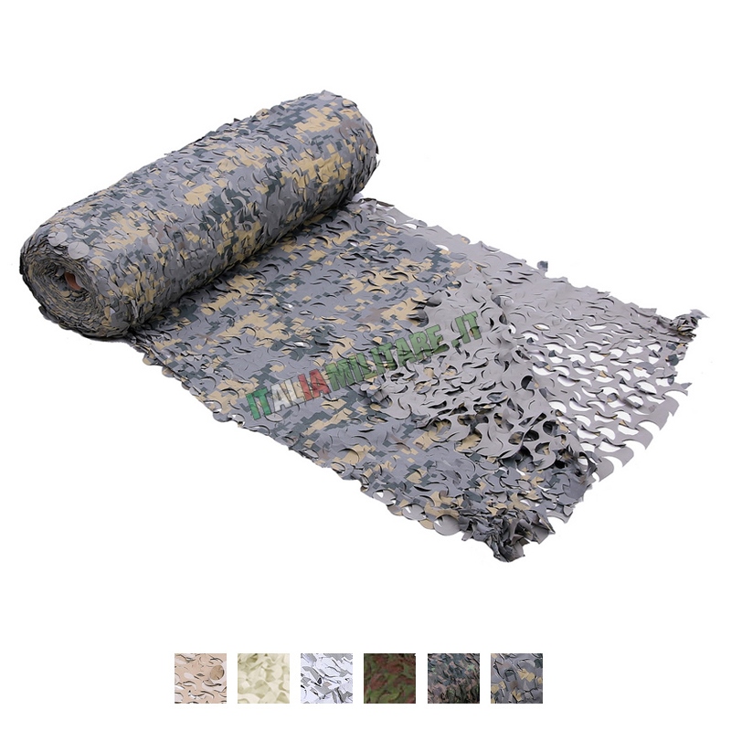 Rete Militare Mimetica 3D da 45 Metri