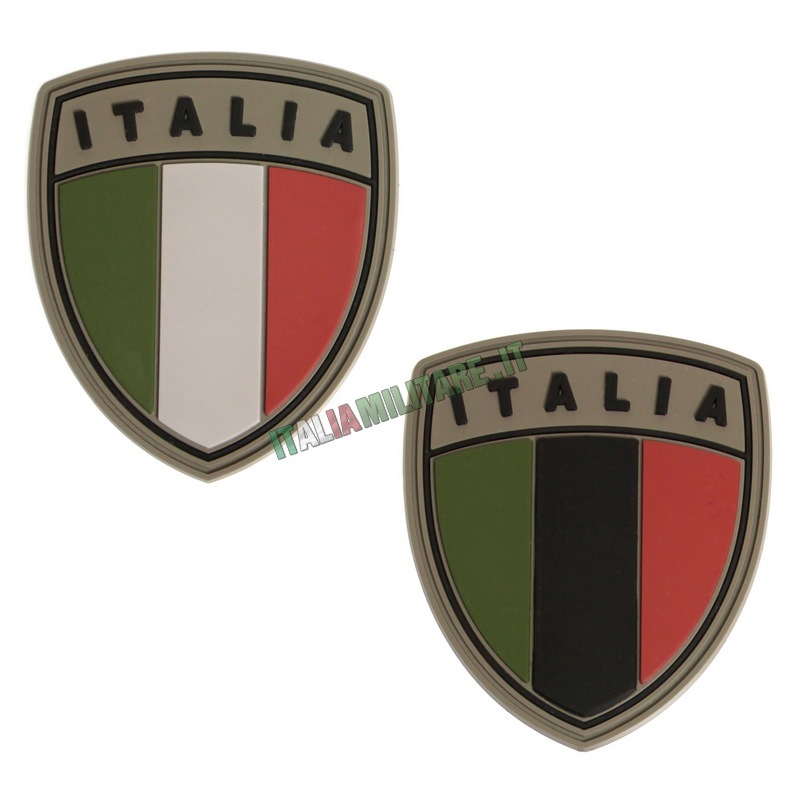 Patch Scudetto ITALIA in Pvc OMD a Bassa Visibilità