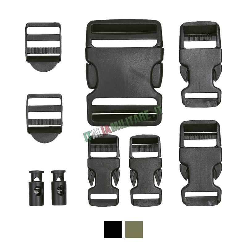 Set 9 Fibbie Universali