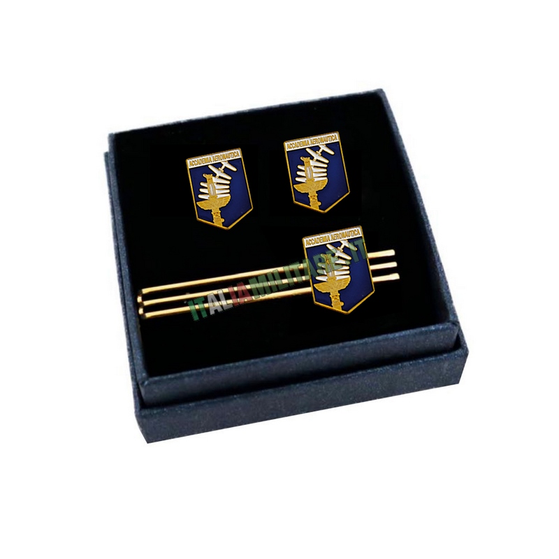 Set Gemelli e Fermacravatte Accademia Aeronautica