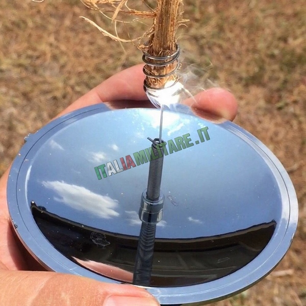 Accendi Fuoco da Sopravvivenza a Specchio