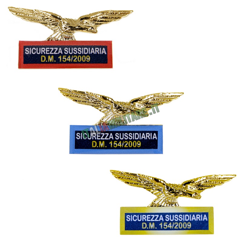 Spilla Distintivo Guardie Giurate - Sicurezza Sussidiaria