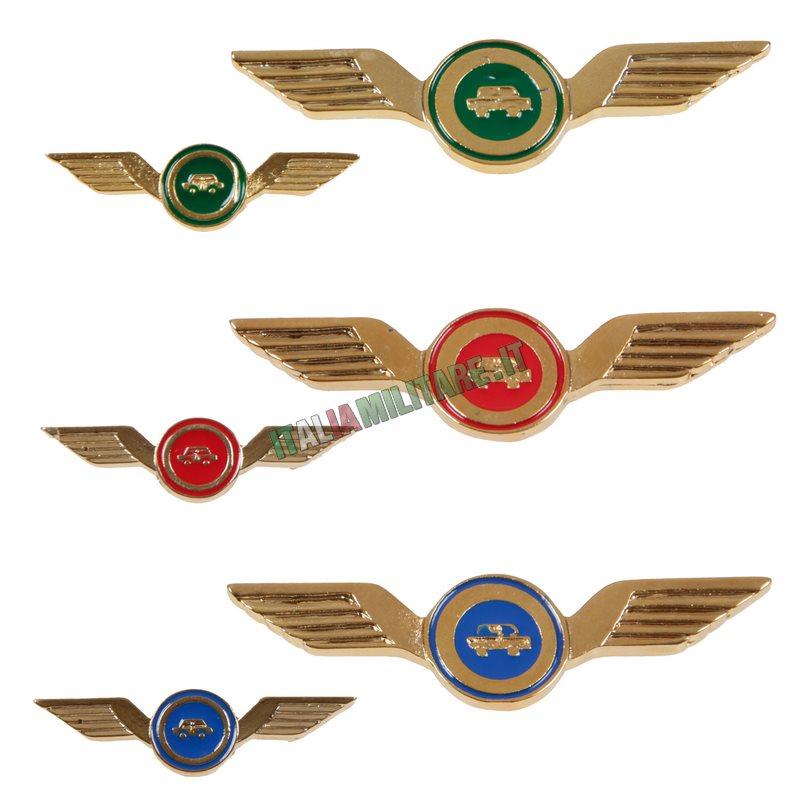 Brevetto Spilla Ali Guida Veloce Auto