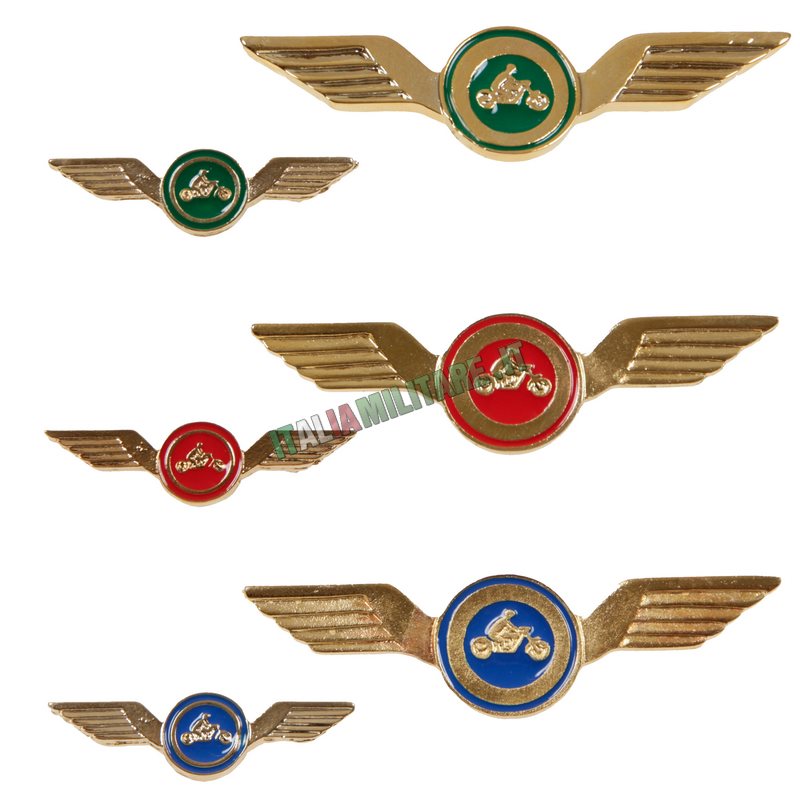 Brevetto Spilla Ali Guida Veloce Moto