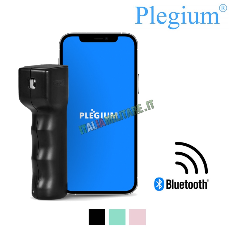 Spray al Peperoncino Plegium Mini con Bluetooth e 3 Funzioni