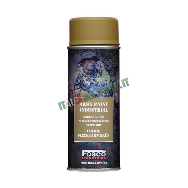 Vernice Militare Spray da 400 ml Flecktarn Grun - Verde Tedesco