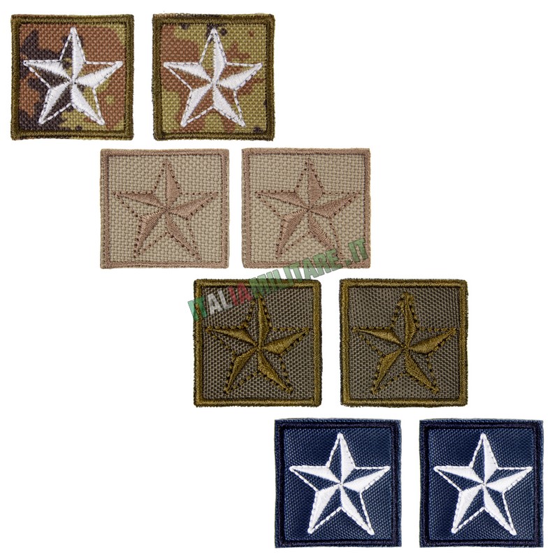 Stellette Militari Ricamate