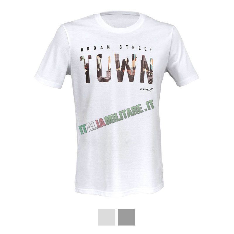 T-shirt Defcon 5 con Stampa Town