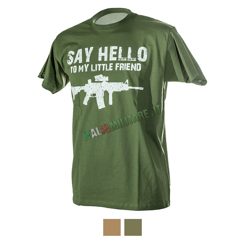 T-Shirt Say Hello To My Little Friend