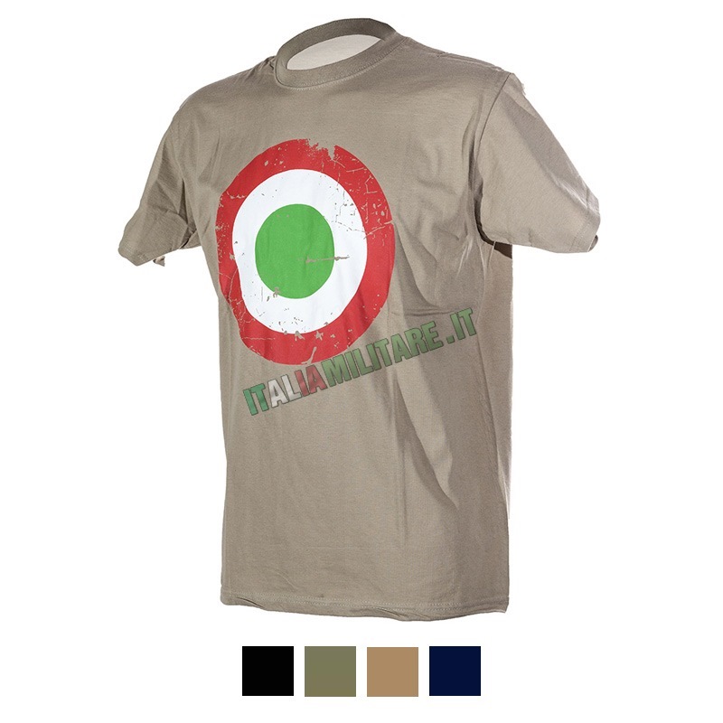 T-Shirt Bandiera Italia Aeronautica