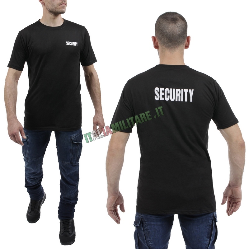 T-Shirt Security Manica Corta