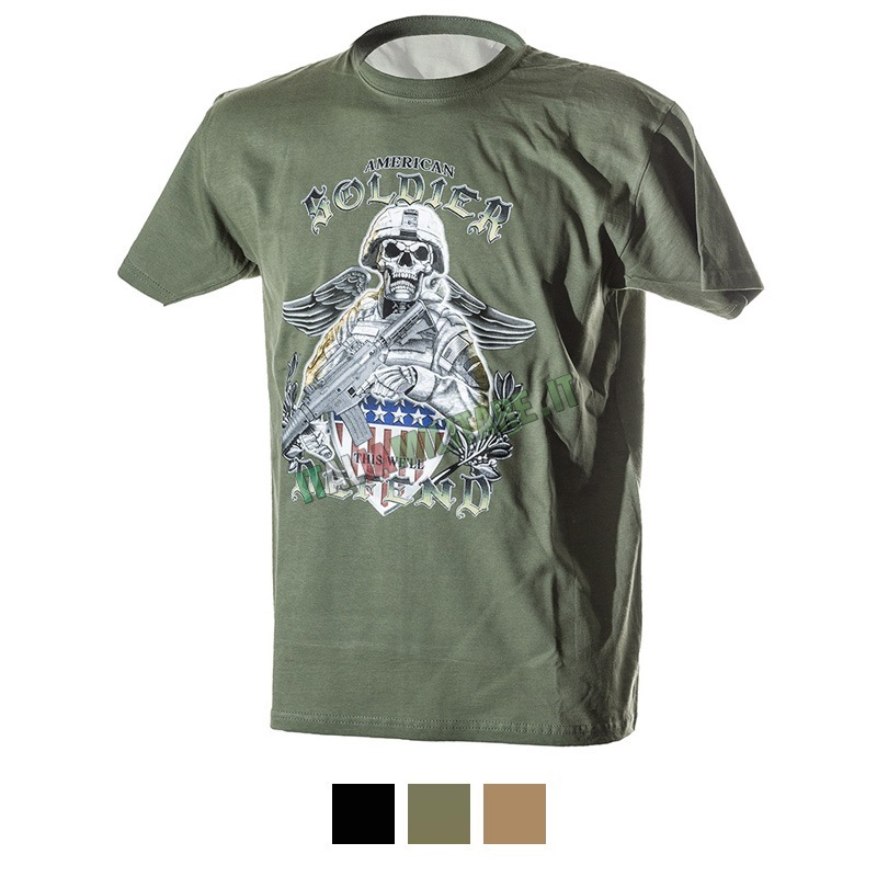 T-Shirt American Soldier