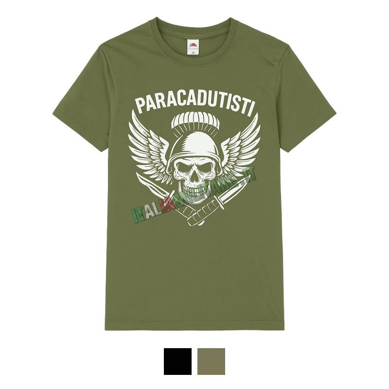 T-Shirt Paracadutisti Teschio