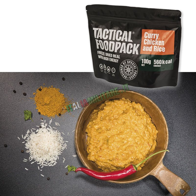 Razione Tactical Foodpack ® - Pollo al Curry con Riso
