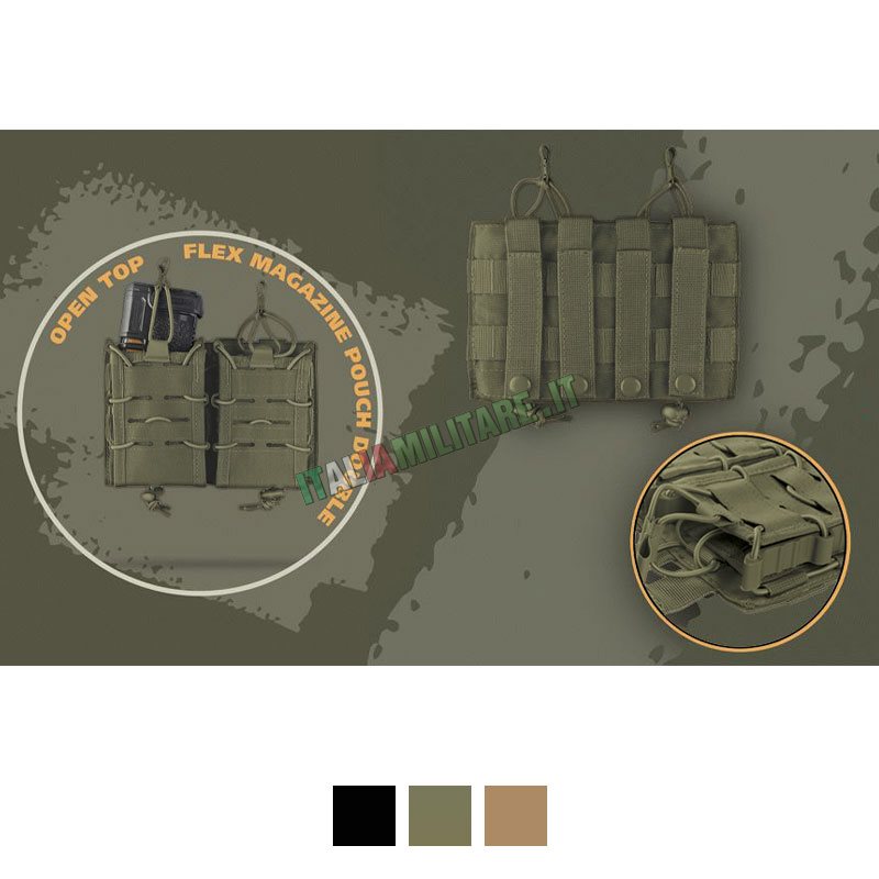 Tasca Porta Caricatore FLEX Aperto MilTec Doppio