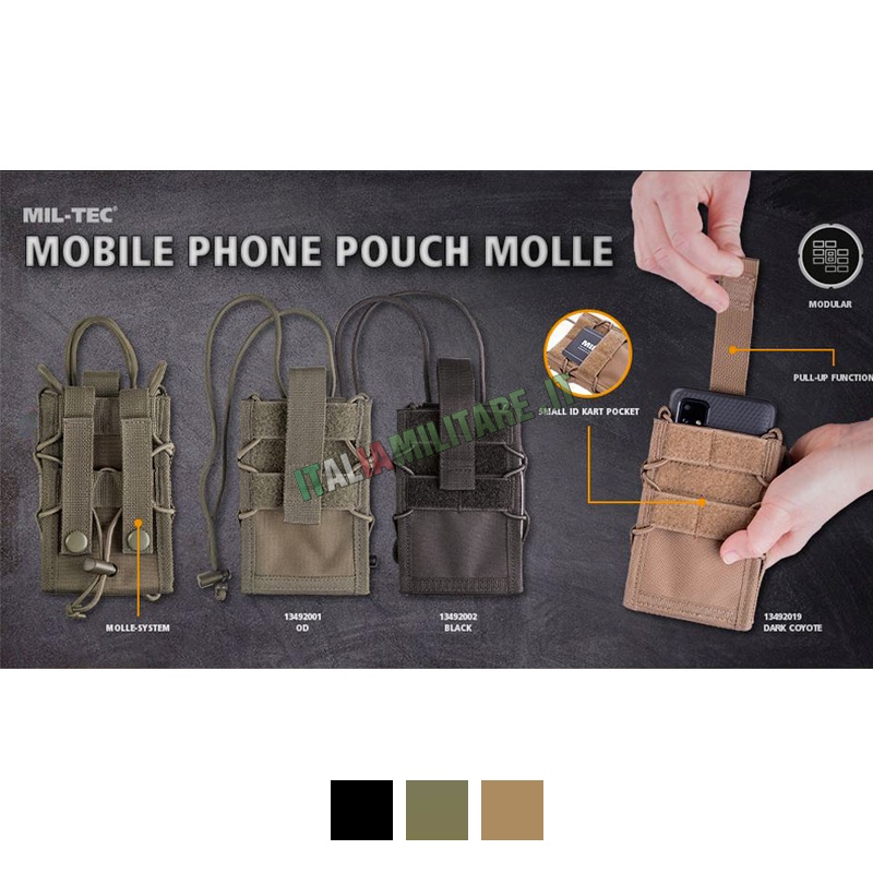 Tasca Porta Cellulare Modulare MilTec