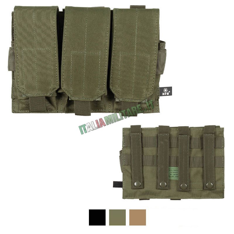 Tasca Militare Porta 3 Caricatori