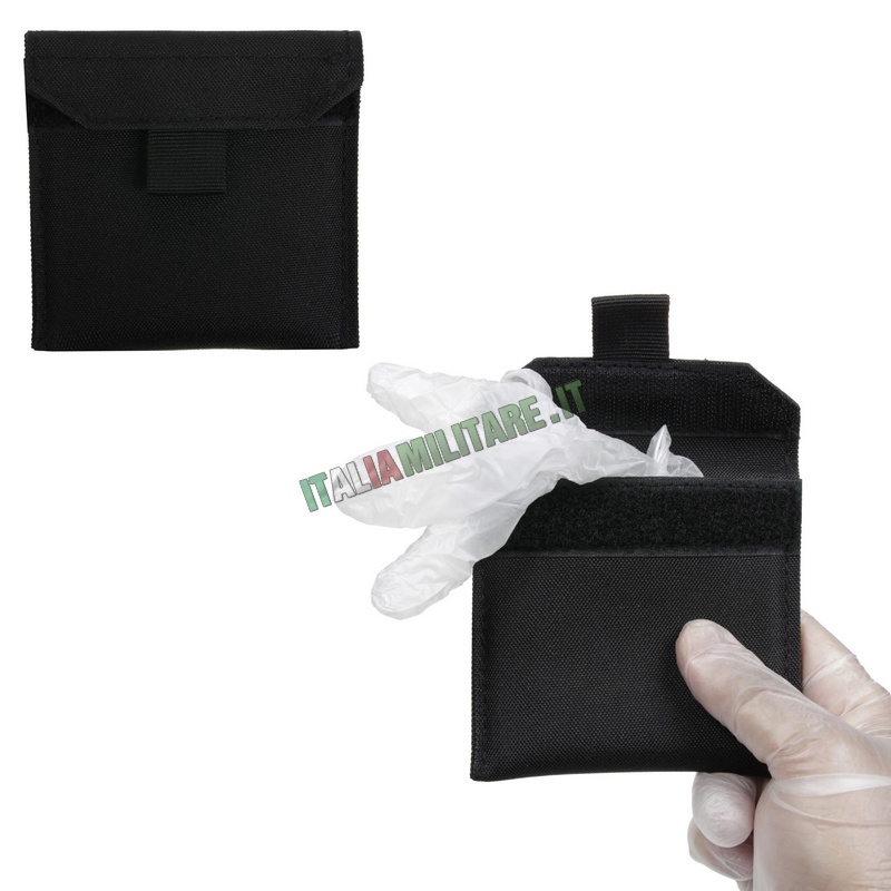 Tasca Porta Guanti da Cinturone Nera