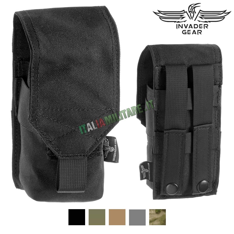 Tasca Porta 1 o 2 Caricatori 5.56 Chiusa Invader Gear