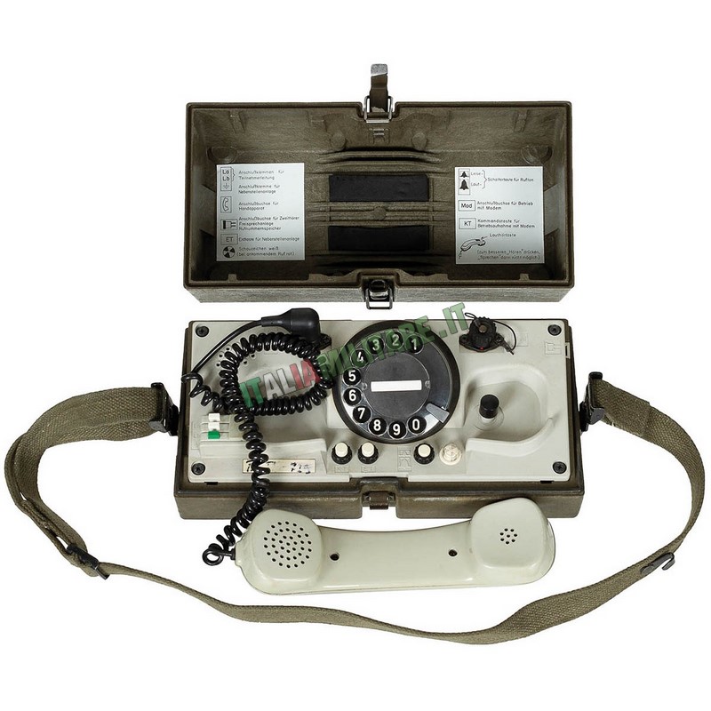 Telefono Militare da Campo Originale Tedesco Krone WF