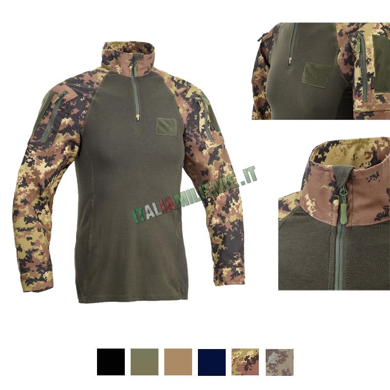 Combat Shirt Defcon 5 Tiger con Scratch Pettorale