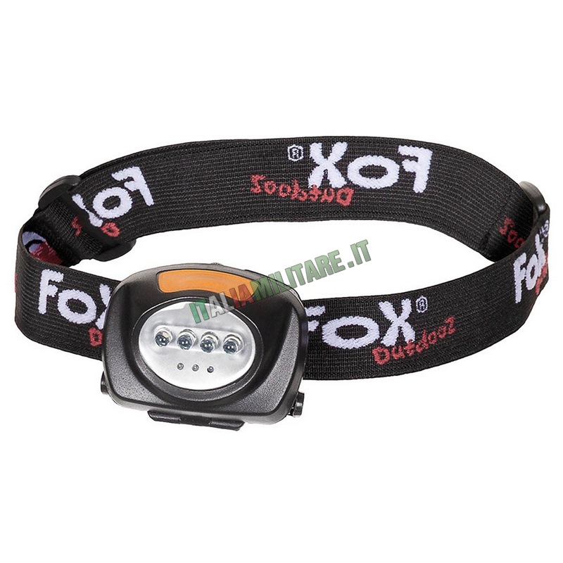 Torcia 4 Led da Testa Impermeabile