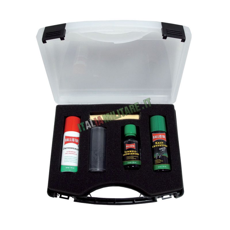 Set Brunitura Rapida Ballistol in Valigetta