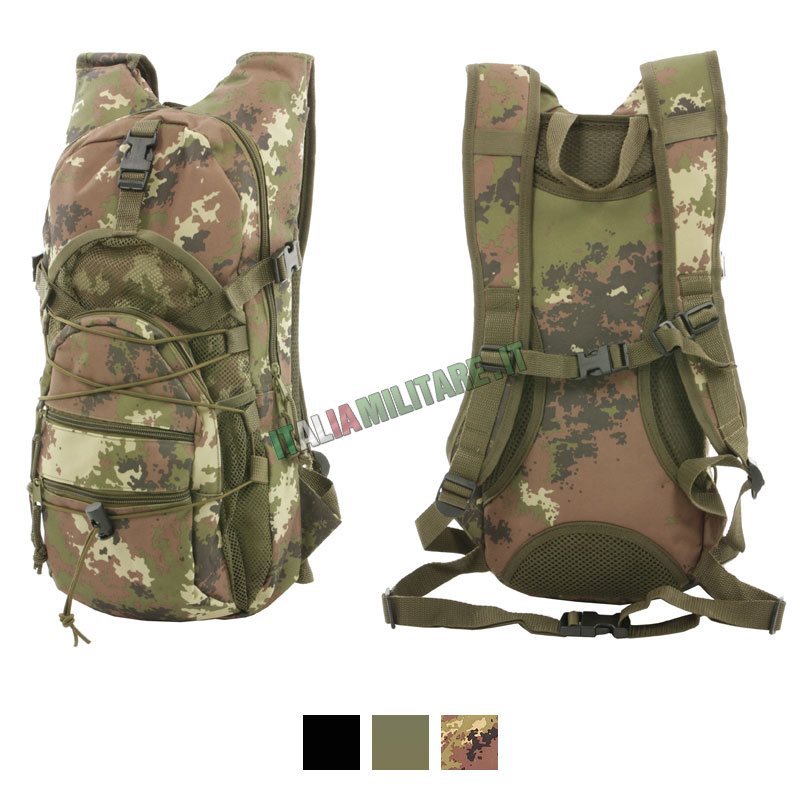 Zaino con Tasca Idratazione in Cordura