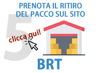 Prenota il ritiro del pacco sul sito BRT